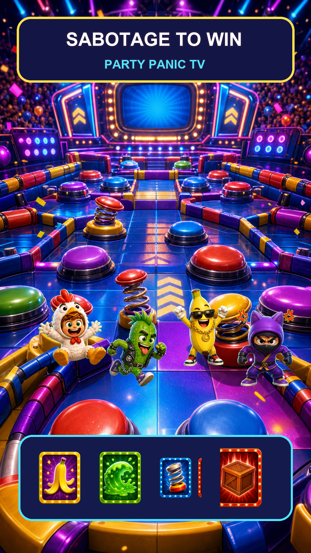 Bumper Blitz gameplay screen
